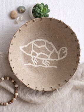 Handmade Turtle Decorative Bowl from Guatemala